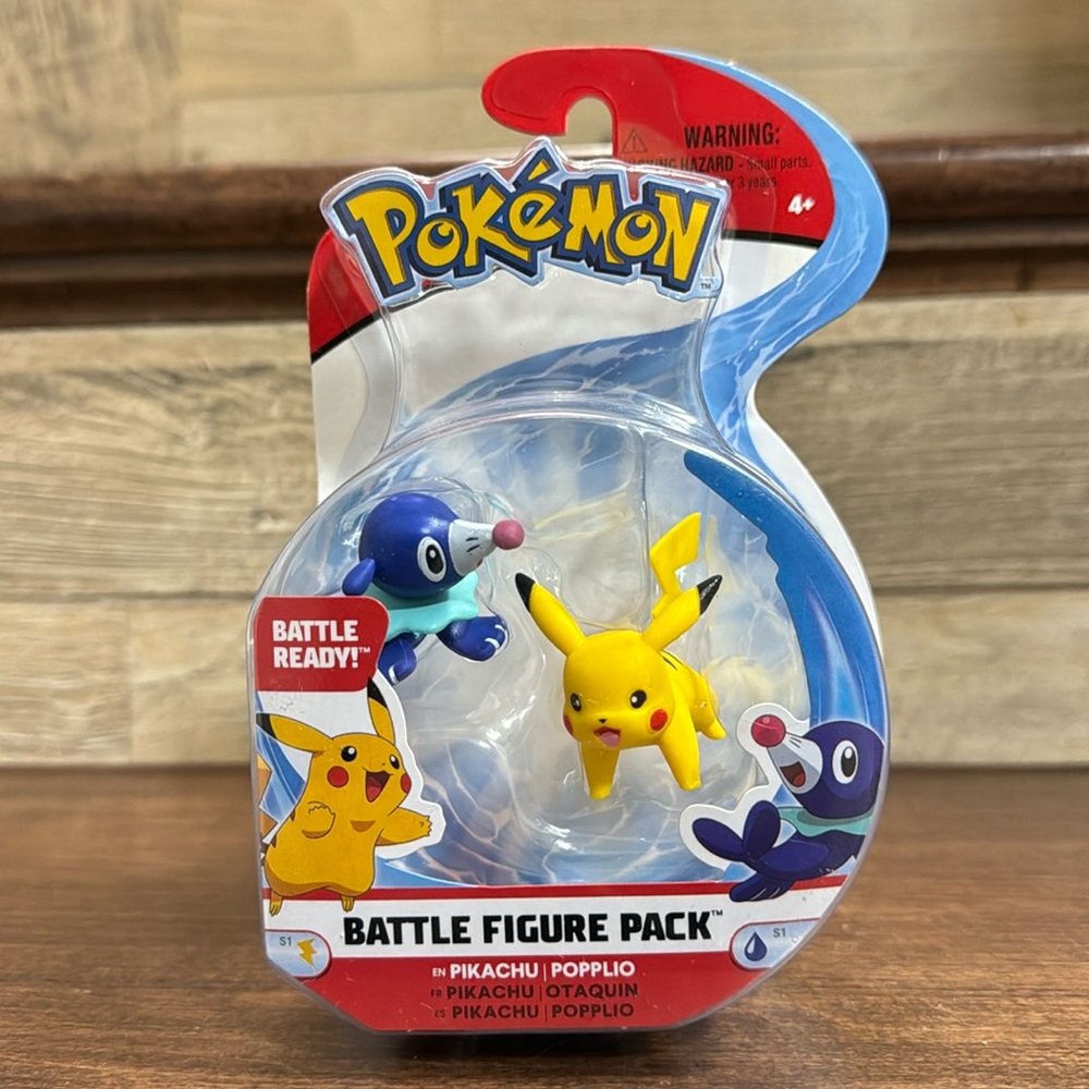 Super Cute 🥰 Pokémon Battle Figures Pack  Pikachu Popplio.